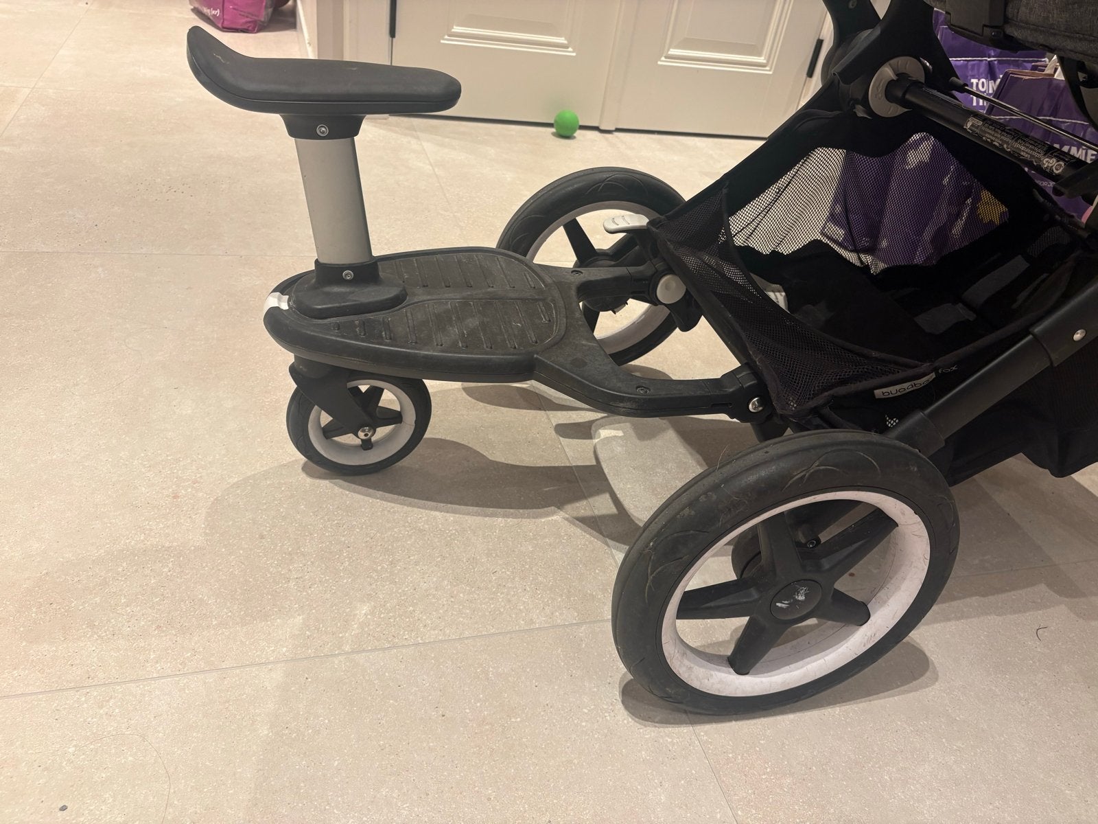 Bugaboo meerijdplankje met zitje, Kinderen en Baby's, Kinderwagens en Combinaties, Gebruikt, Kinderwagen, Bugaboo, Ophalen
