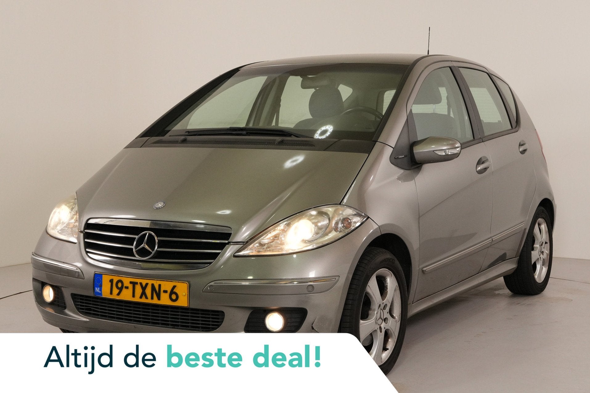 Mercedes-Benz A-Klasse 200 | Trekhaak | (bj 2006), Auto's, Voorwielaandrijving, 136 pk, Gebruikt, Zwart