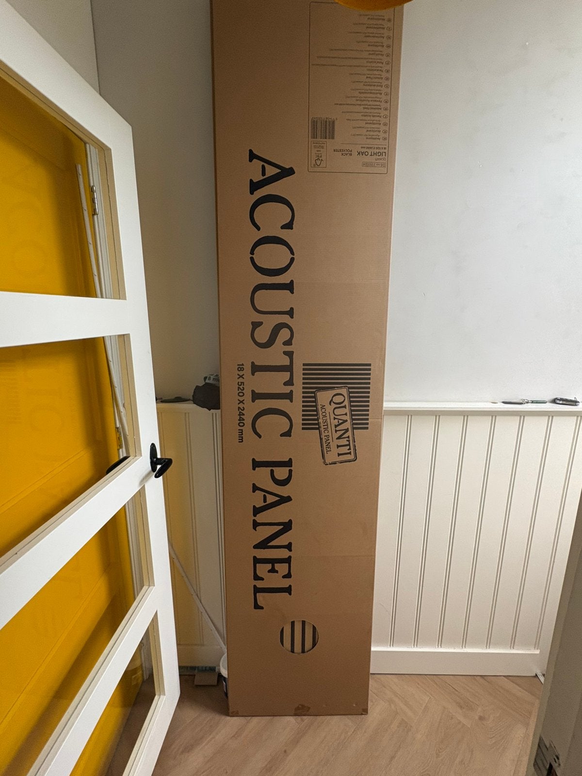 3x Akoestisch wand Paneel Licht Eiken over 25 euor stuk, Ophalen, Minder dan 25 mm, Eiken, Overige typen
