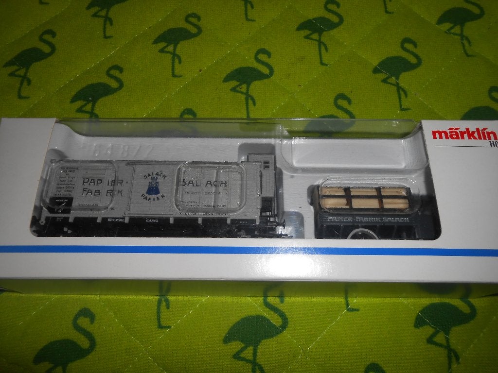 Märklin Museum wagon set 1996 Papierfabriek Salach, Wisselstroom, Ophalen of Verzenden, Märklin, Nieuw