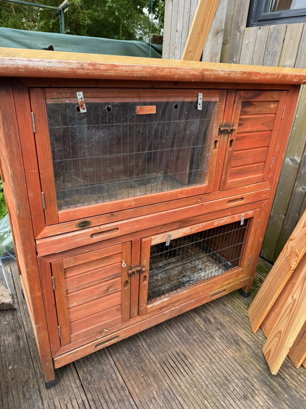 Trixie Konijnen/cavia hok Lees beschrijving, 110 cm of meer, Zo goed als nieuw, Hok, Cavia