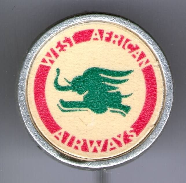 West African airwais alu vliegmaatschappij speldje ( J_081), Verzenden, Nieuw, Transport, Speldje of Pin