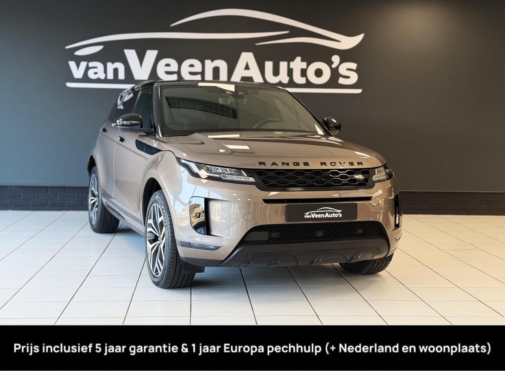 Range Rover Evoque 2.0 P250 AWD S met 2 jaar garantie, Auto's, 249 pk, Gebruikt, 4 cilinders, Leder