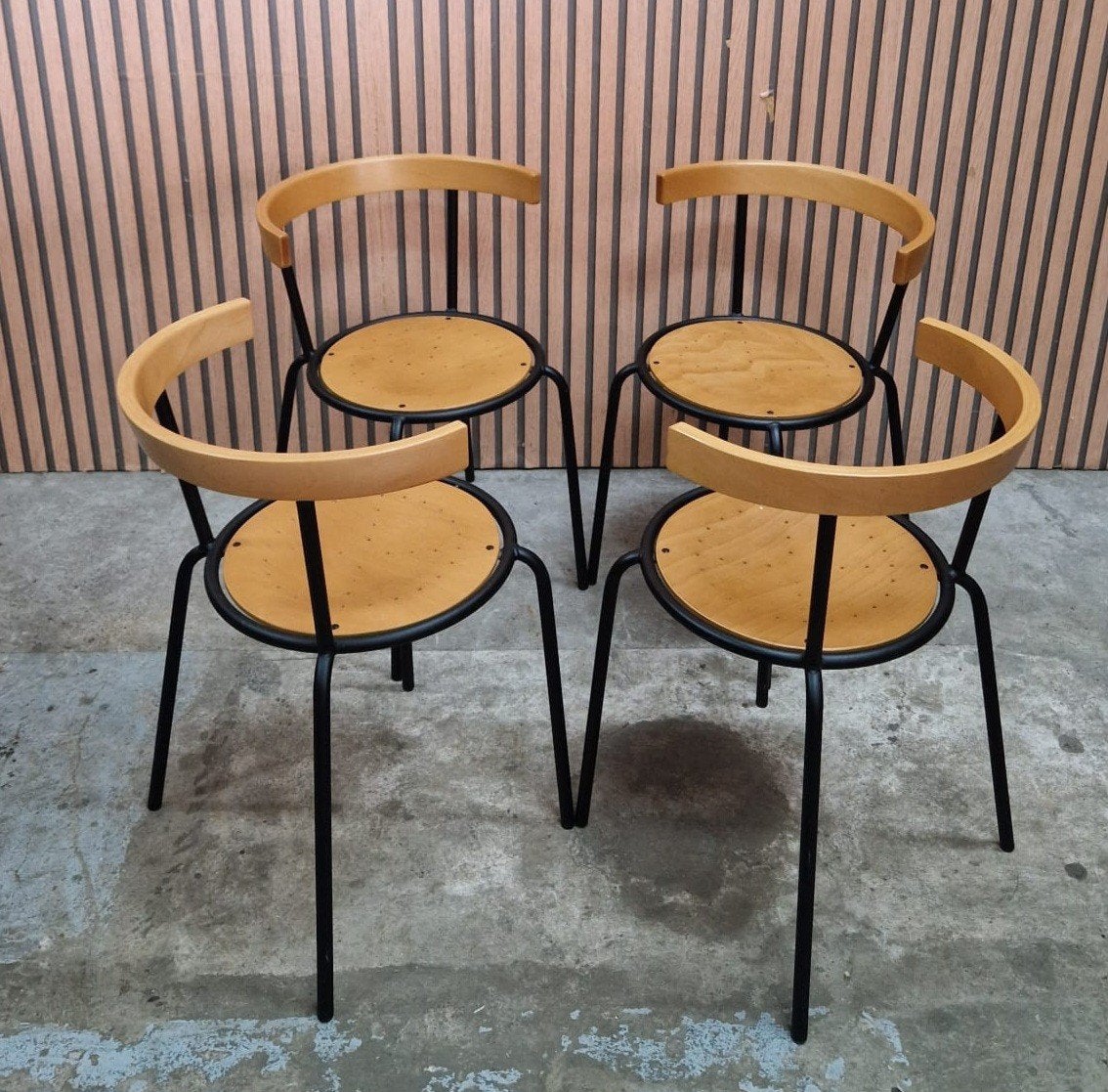 14 x Ikea Korpo design stoelen Artek cafestoelen kantine, Ophalen of Verzenden, Zo goed als nieuw, Vijf, Zes of meer stoelen