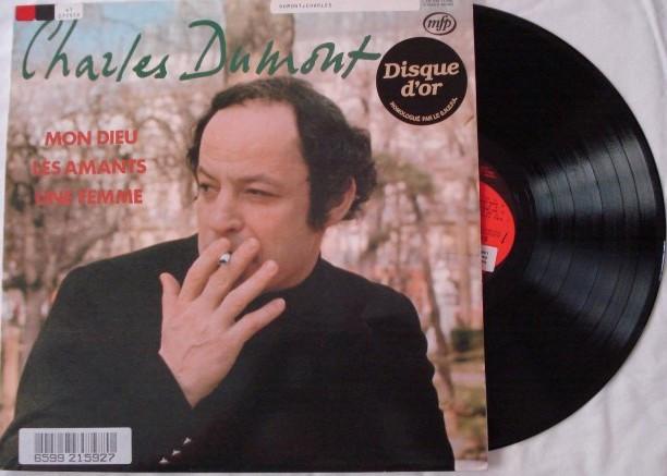 Charles Dumont - Mon dieu / Les amants / Une femme, Ophalen of Verzenden, 1970 - 1979, Gebruikt, 12 inch
