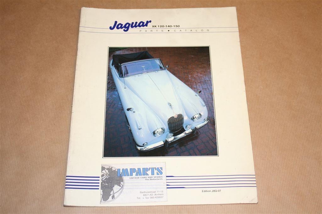 Jaguar XK 120-140-150 Parts Catalog, Ophalen of Verzenden