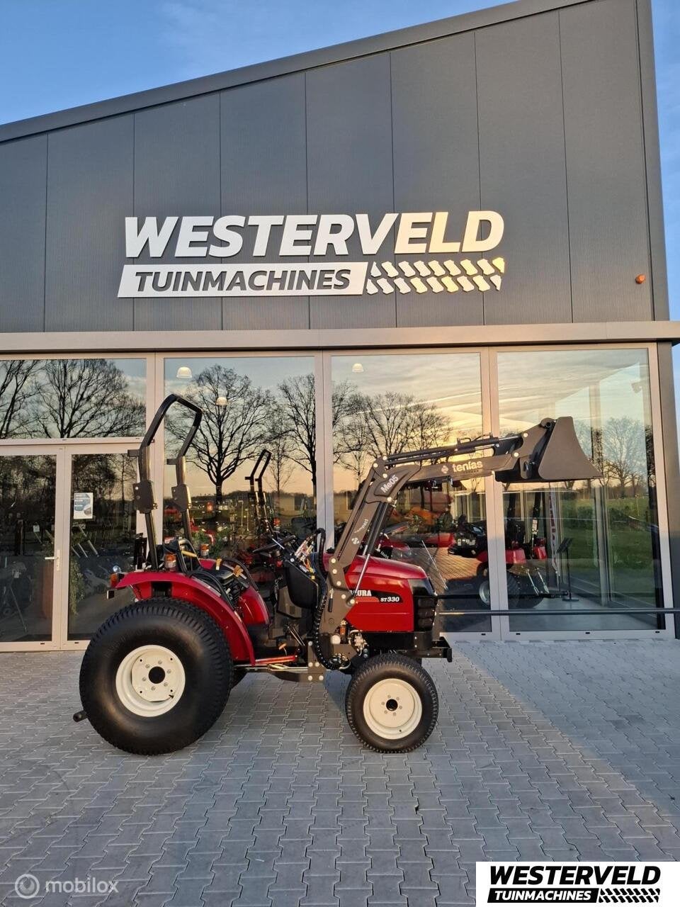 Shibaura ST 330 compact tractor 30 pk voorlader 498 uur!, Overige merken, Gebruikt, Tot 2500, Info@westerveldtuinmachines.nl