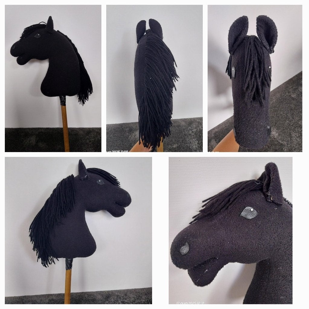Zwarte Hobby Horse (merkloos), Ophalen, Gebruikt