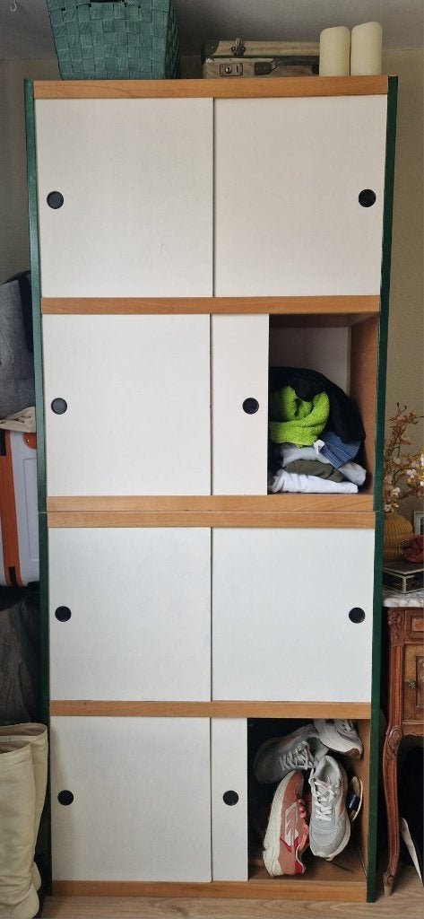 Kewlox kast 2 delen, te stapelen of los van elkaar, Huis en Inrichting, Ophalen, Gebruikt