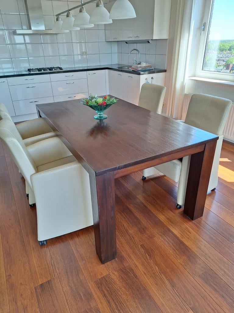 Eethoek  t.e.a.b, Ophalen of Verzenden, 4 tot 6 stoelen