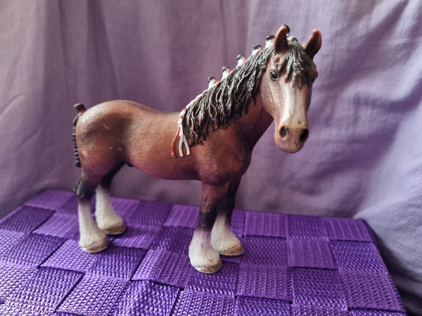 Schleich paard nr 2, Ophalen of Verzenden, Paard, Beeldje of Figuurtje