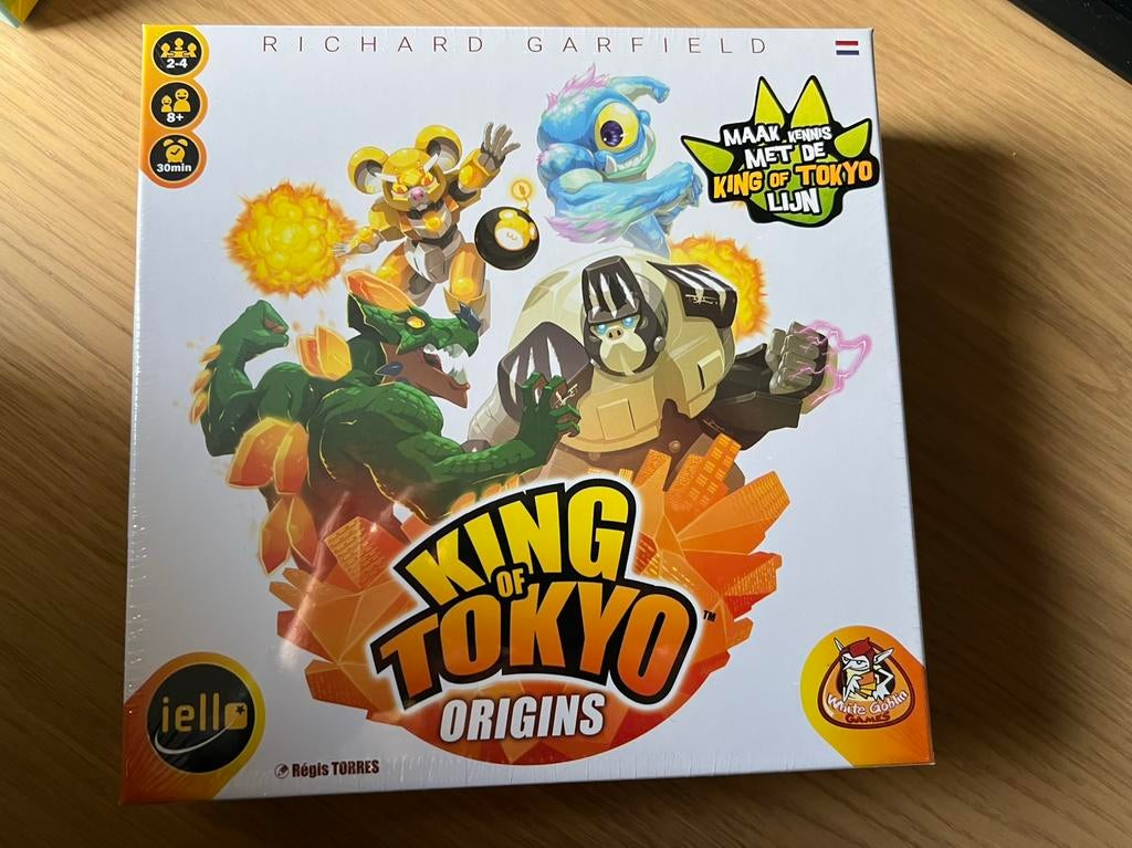 King of Tokyo origins, Drie of vier spelers, Ophalen of Verzenden, Nieuw