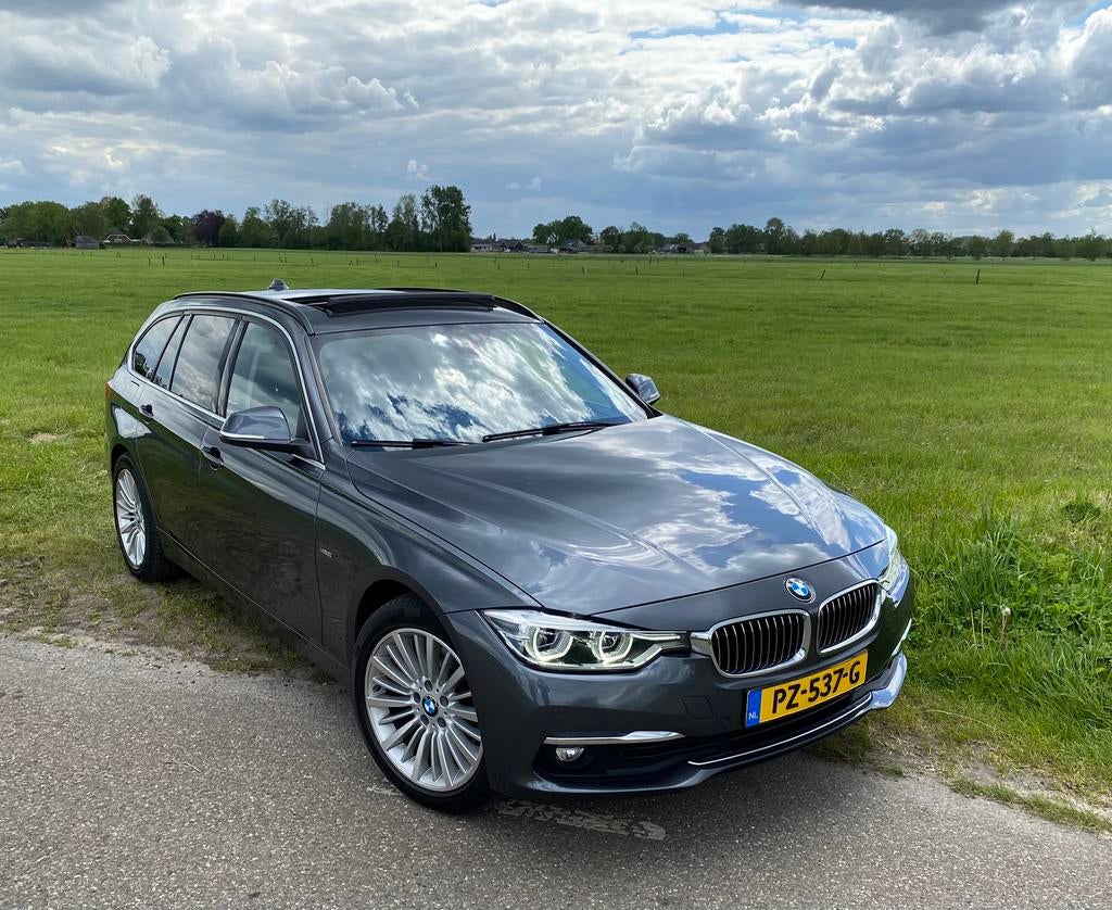 BMW 3-Serie 320d 190pk Aut 2016 | panoramadak| leder, Auto's, BMW, Automaat, 745 kg, Achterwielaandrijving, 1505 kg