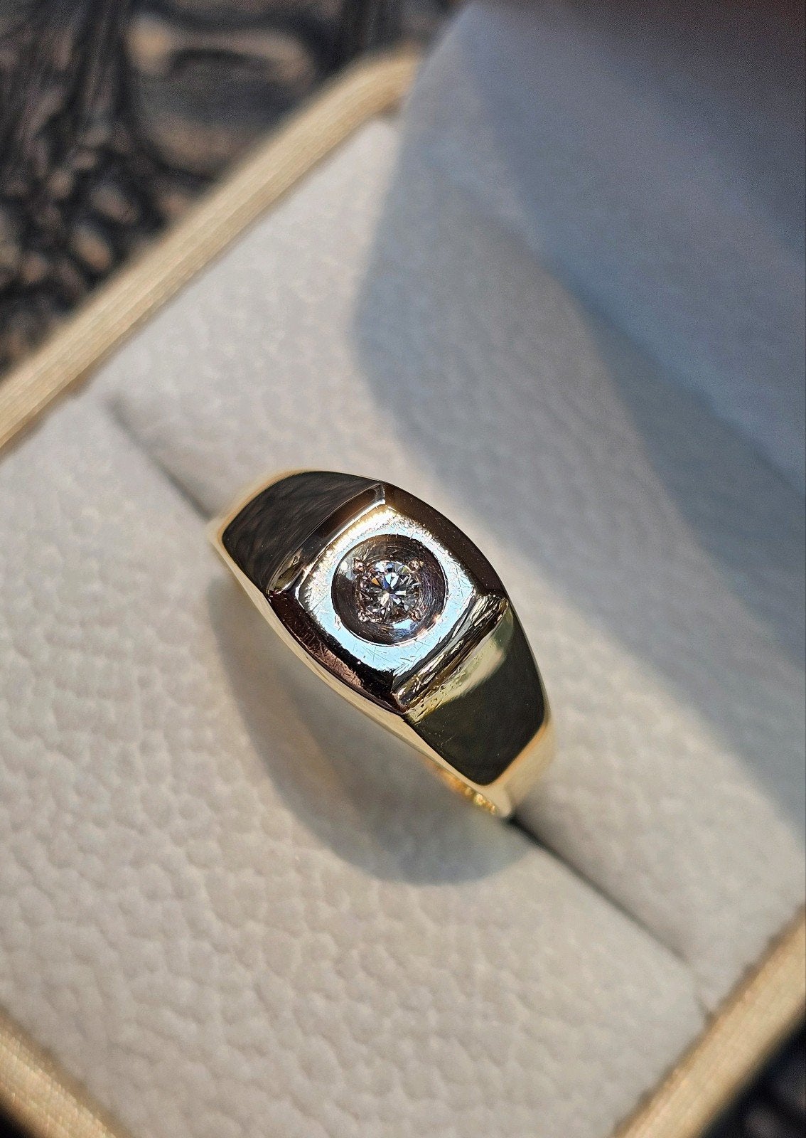 Prachtige Diamant ring 14k 0.10ct