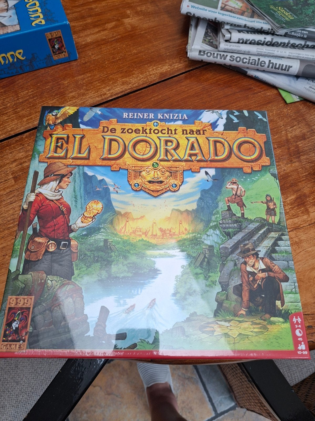 El Dorado - De Zoektocht naar - Nieuw in verpakking, Hobby en Vrije tijd, Gezelschapsspellen | Bordspellen, Drie of vier spelers
