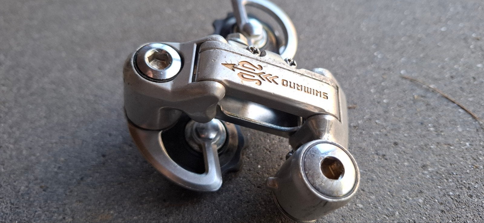 Shimano Golden Arrow Derailleur (Vintage), Gebruikt, Ophalen of Verzenden, Derailleur of Ketting, Aluminium