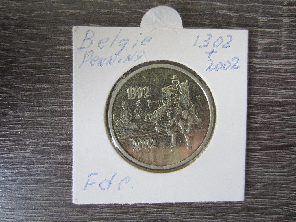 Te Koop  Herdenkingspenningen van België, Ophalen of Verzenden, Losse munt