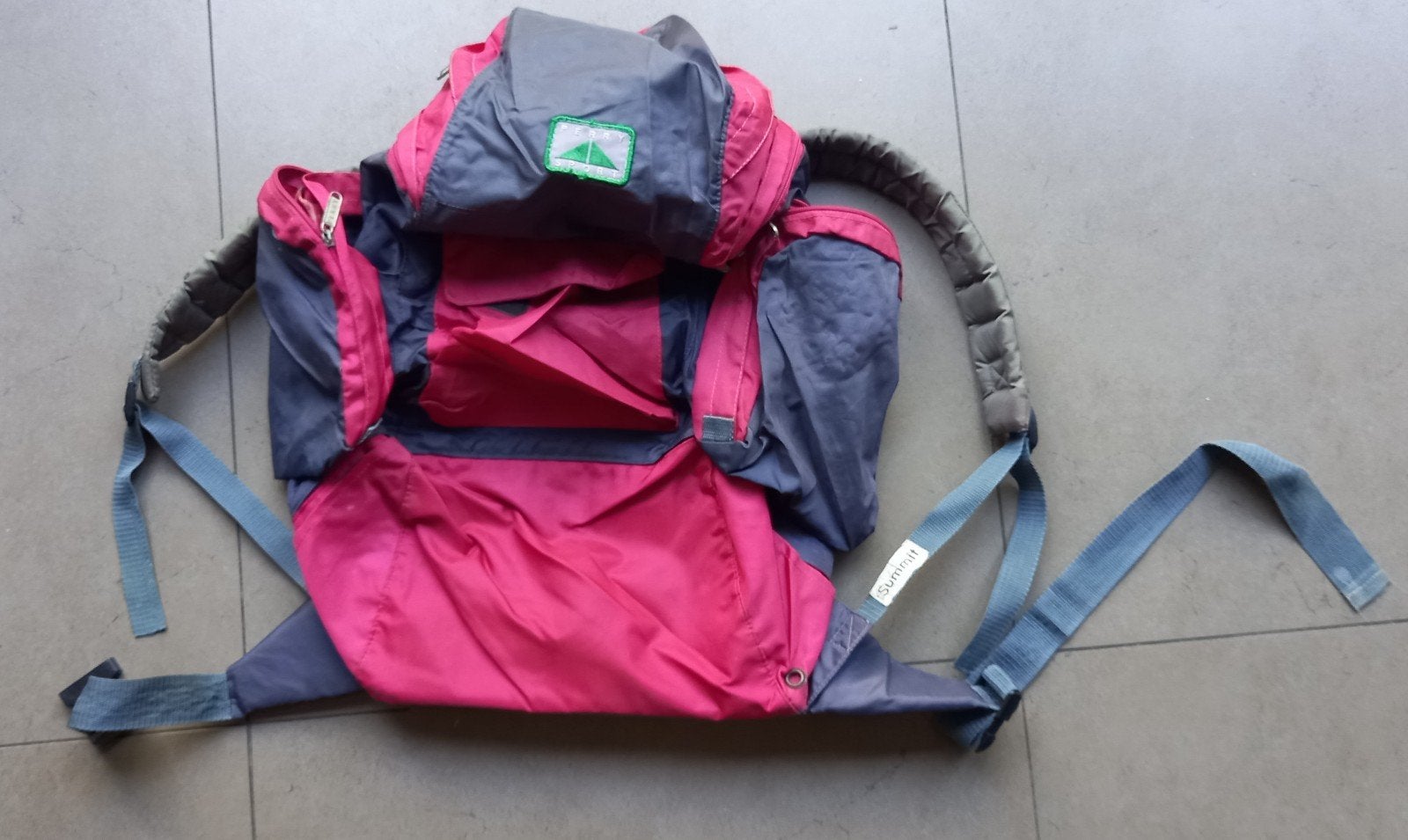 Perry Sport rugtas Summit 3- roze/grijs, Ophalen of Verzenden