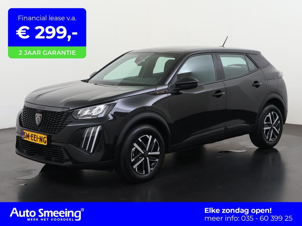 Peugeot 2008 1.2 Hybrid 145 Style | Apple Carplay | Parkeers, Auto's, Peugeot, Stof, Gebruikt, Euro 6, 1199 cc