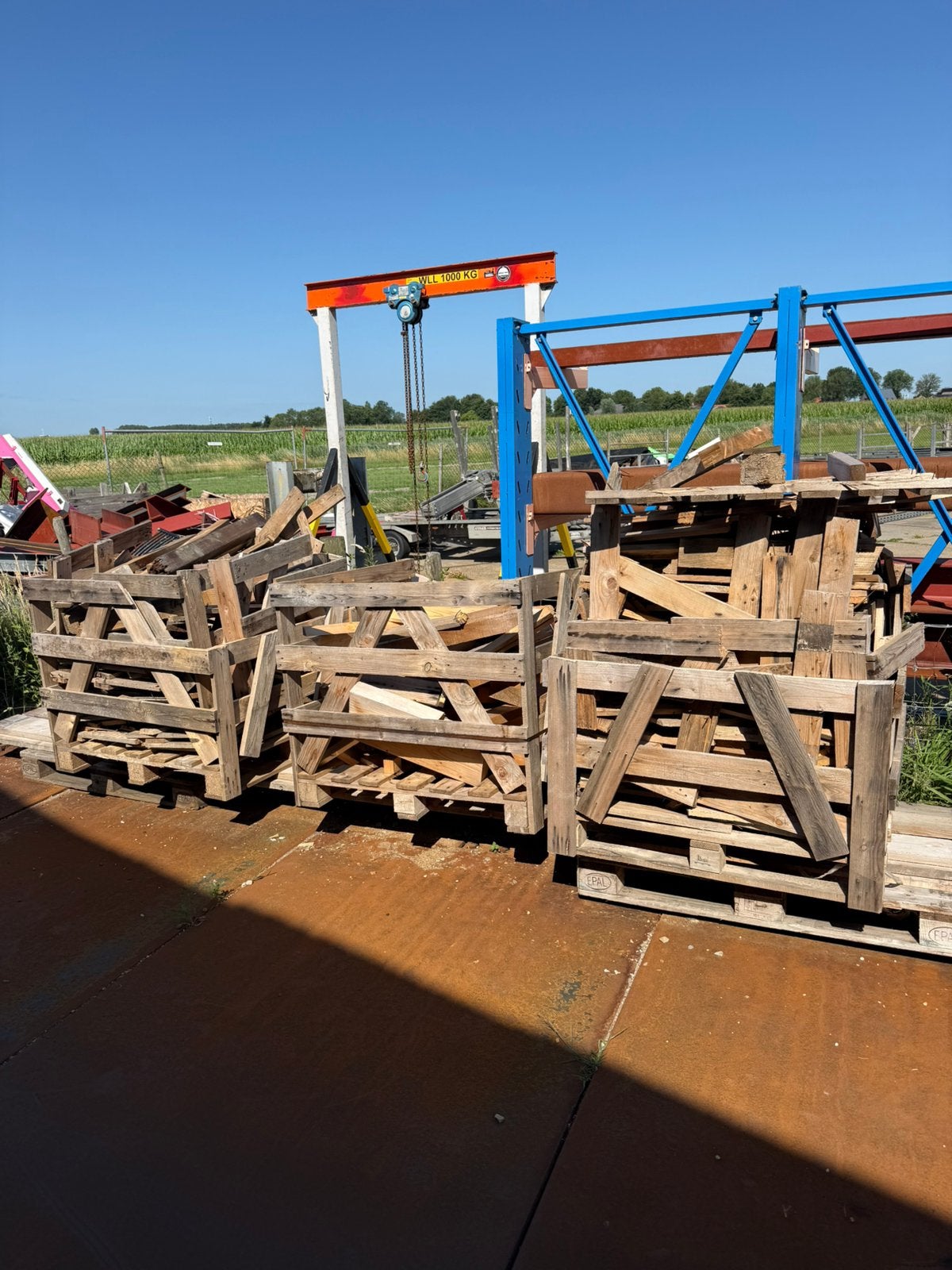 Mooi haardhout te koop!, Tuin en Terras, Haardhout, 6 m³ of meer, Ophalen, Overige houtsoorten, Blokken