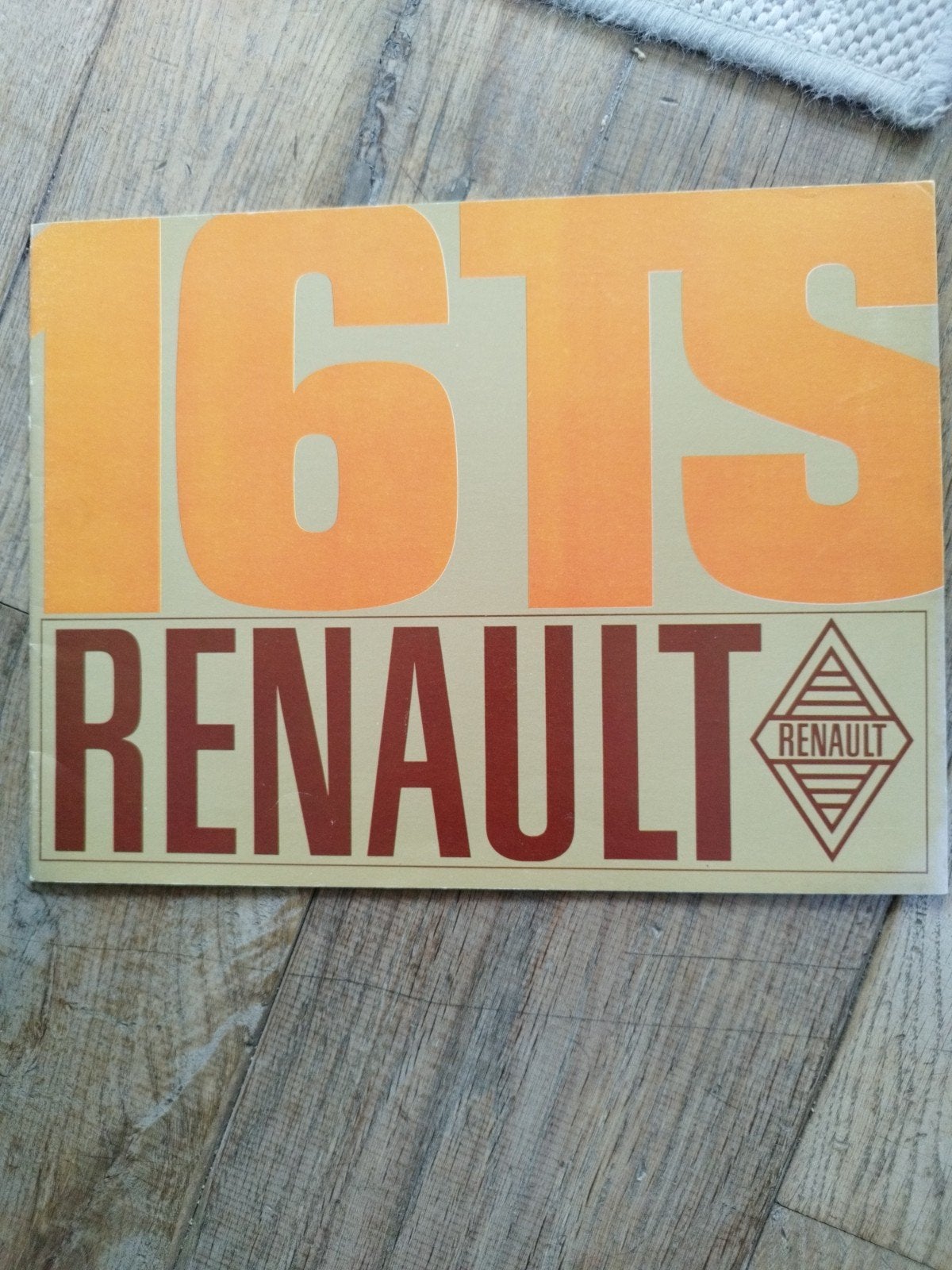 Renault 16 TS brochure uit 1969 - Nederlands, Renault, Ophalen of Verzenden, Zo goed als nieuw, Renault