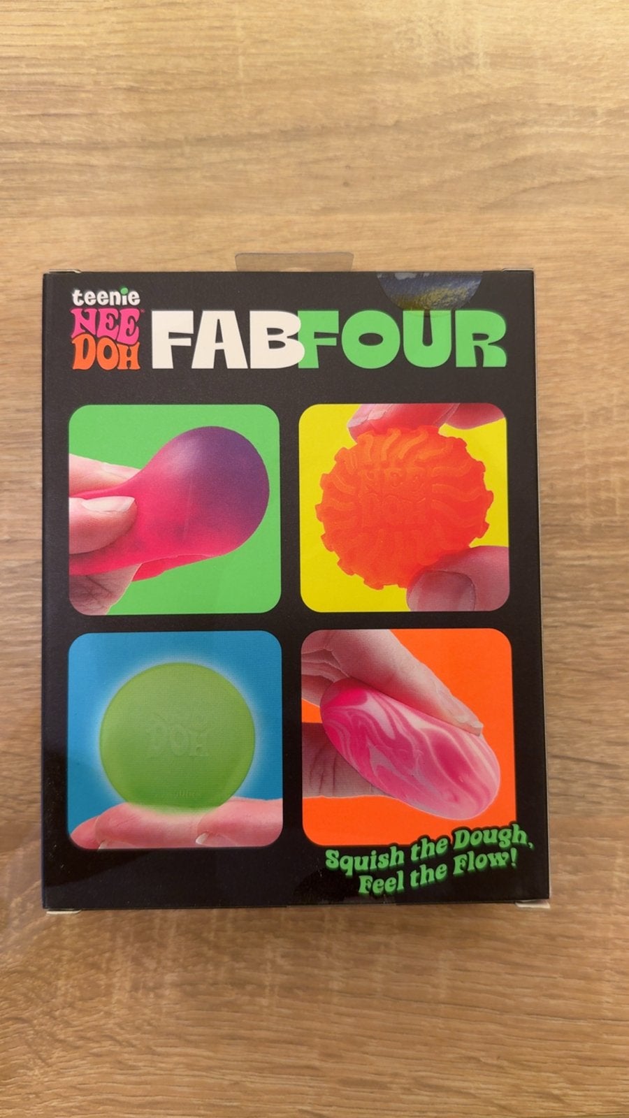 Teenie NeeDoh Fab Four Stressballen Set van 4, Ophalen, Nieuw, Jongen of Meisje