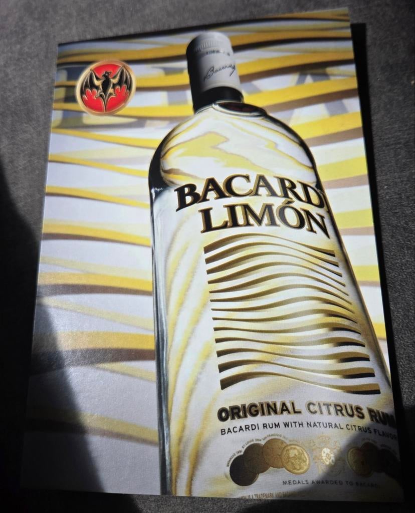 Bacardi Limón, Verzenden, 1980 tot heden, Ongelopen, Overige thema's