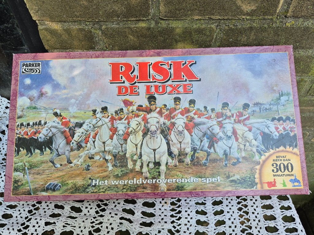 Risk de Luxe - Het wereldveroverende spel, Hobby en Vrije tijd, Drie of vier spelers, Ophalen of Verzenden, Gebruikt, Parker