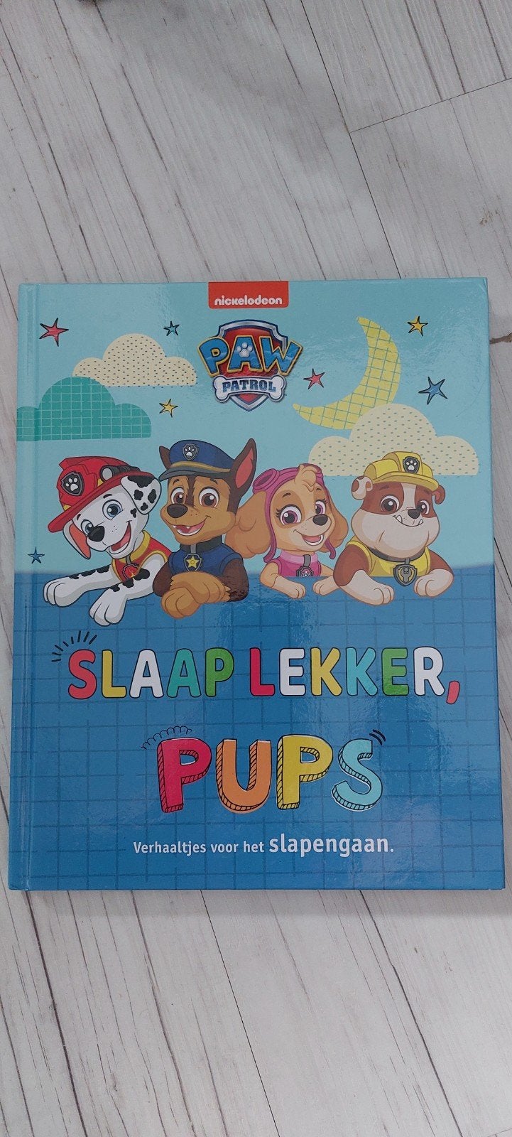 Paw Patrol: Slaap Lekker, Pups  boek, Ophalen of Verzenden, Zo goed als nieuw, Nickelodeon, 2 tot 3 jaar