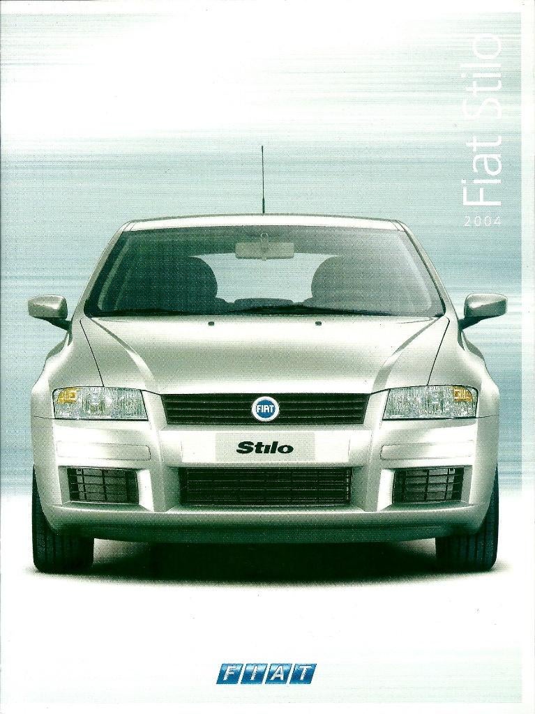 Brochure Fiat Stilo Maart 2003, Ophalen of Verzenden, Gelezen, Overige merken