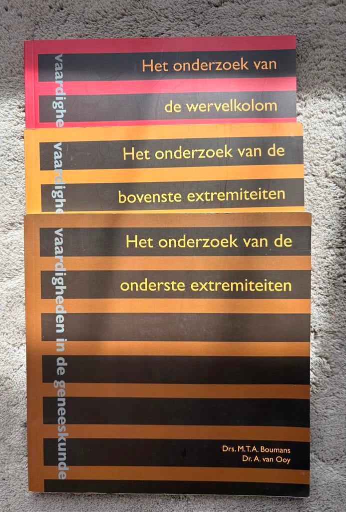Vaardigheden in de Geneeskunde: 3 boeken over onderzoek, Boeken, Ophalen, Beta, Gelezen, HBO