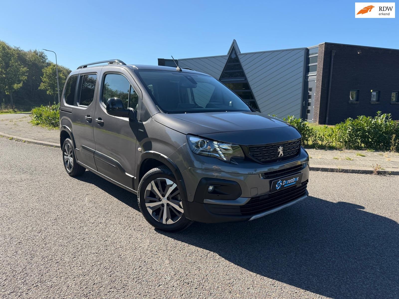 Peugeot Rifter 1.2 Puretech GT-Line | Automaat |, Auto's, Automaat, Stof, Gebruikt, Zwart