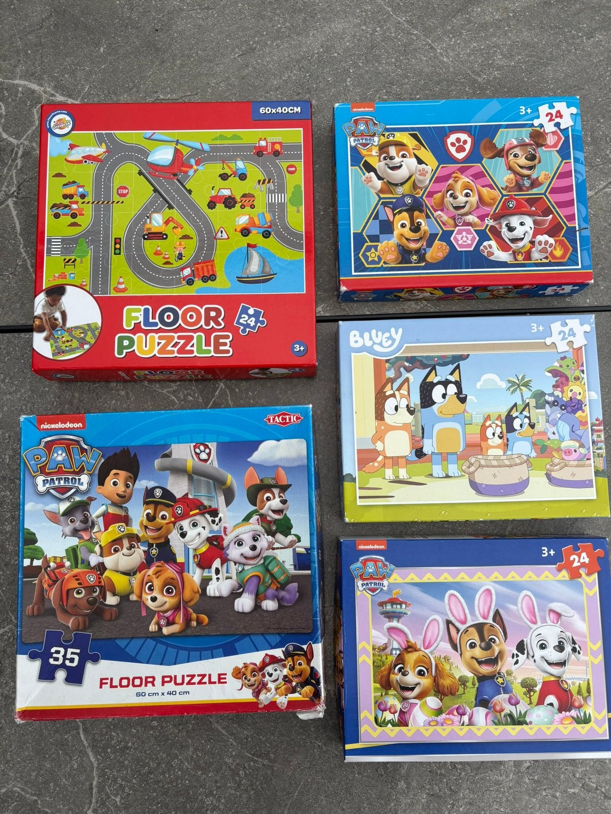 6x Diverse Kinder Puzzels, Ophalen of Verzenden, 10 tot 50 stukjes, Zo goed als nieuw, 2 tot 4 jaar