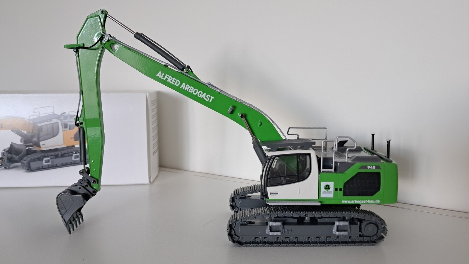 Liebherr R945 Alfred Arbogast graafmachine Conrad, Ophalen of Verzenden, Nieuw, Hijskraan, Tractor of Landbouw, Conrad