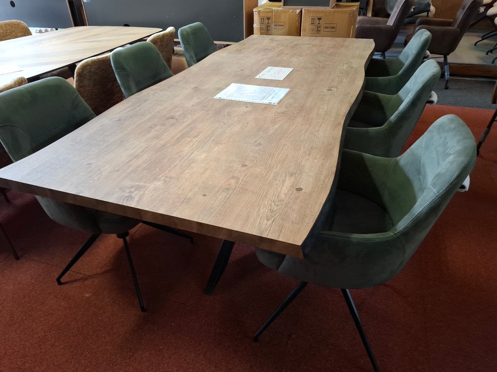 6 Nieuwe Armleuning stoelen, Draaibaar, NU SAMEN € 875,= !!!, Huis en Inrichting, Stoelen, Ophalen, Overige kleuren, Nieuw, Stof