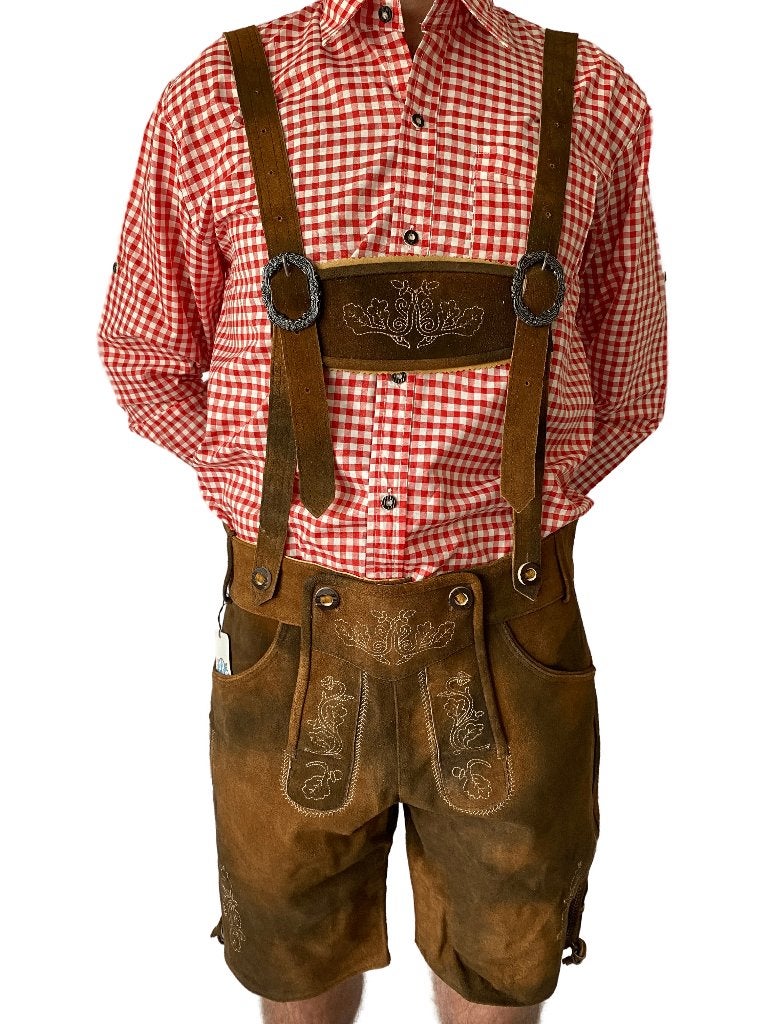 Nieuwe lederhosen uitverkoop - alle maten beschikbaar, Trachten-Shop, Nieuw, Overige maten, Ophalen of Verzenden