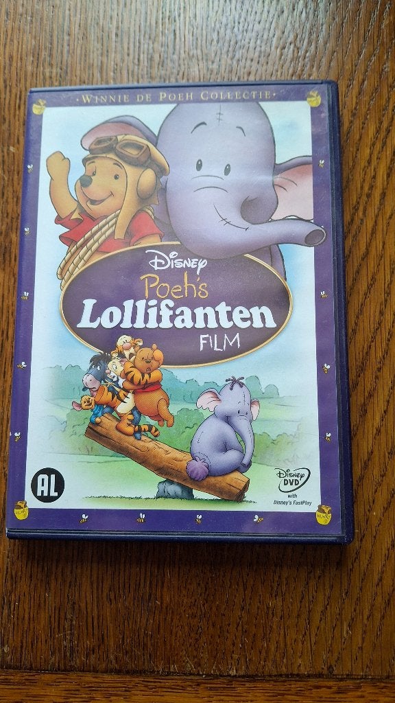 DVD Winnie the poeh lollifanten, Alle leeftijden, Ophalen of Verzenden, Zo goed als nieuw, Amerikaans
