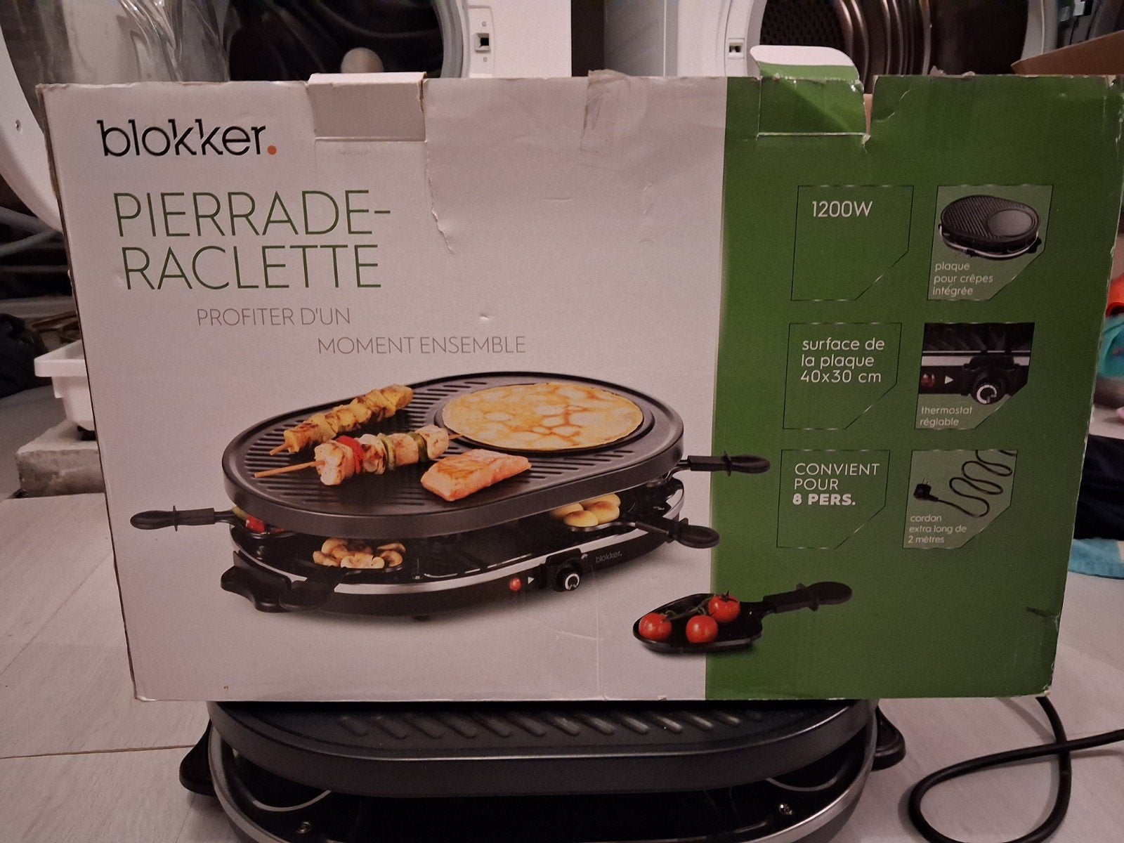 Pierrade raclette 8 personen € 22,50, Ophalen of Verzenden