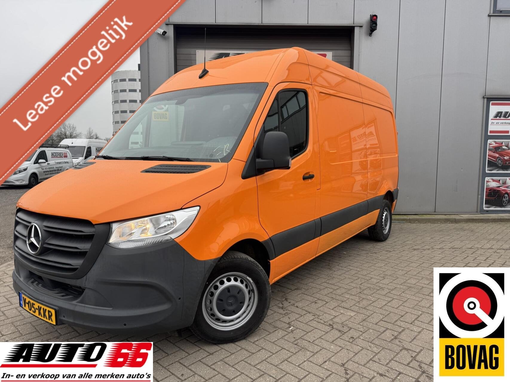 Mercedes Sprinter bestel 211 2.2 CDI L2H2, Auto's, Gebruikt, Zwart, 2500 kg, Mercedes-Benz