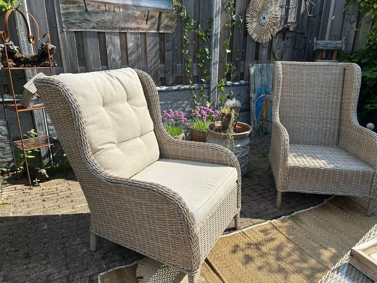 2x Intenso Gabri lounge tuinstoel van Kees Smit meubelen, Ophalen, Zo goed als nieuw, Wicker