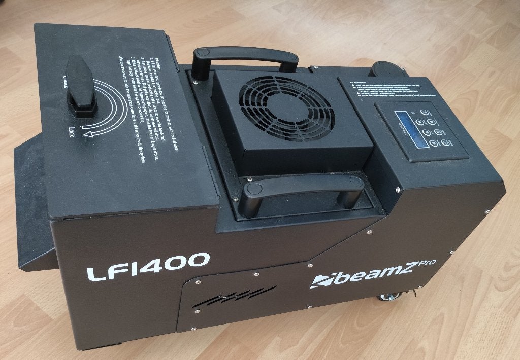 Professionele rookmachine Beamz Pro LF1400, Muziek en Instrumenten, Licht en Laser, Ophalen, Zo goed als nieuw, Rookmachine