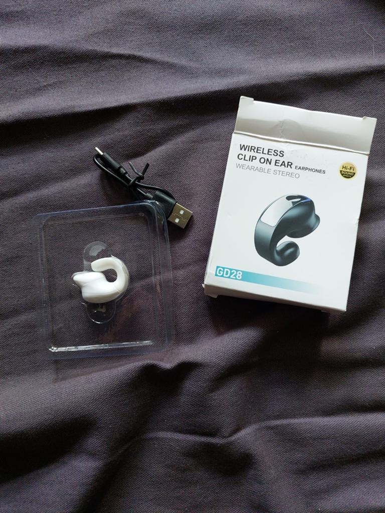 Draadloze Clip-on Oortelefoon GD28 - Nieuw, Ophalen of Verzenden, Nieuw, Overige merken, Draadloos