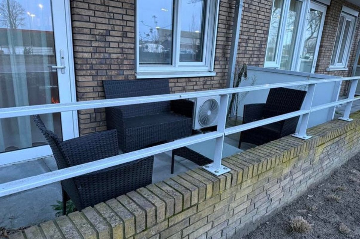 Lounge setje, Ophalen of Verzenden, Zo goed als nieuw, IJzer
