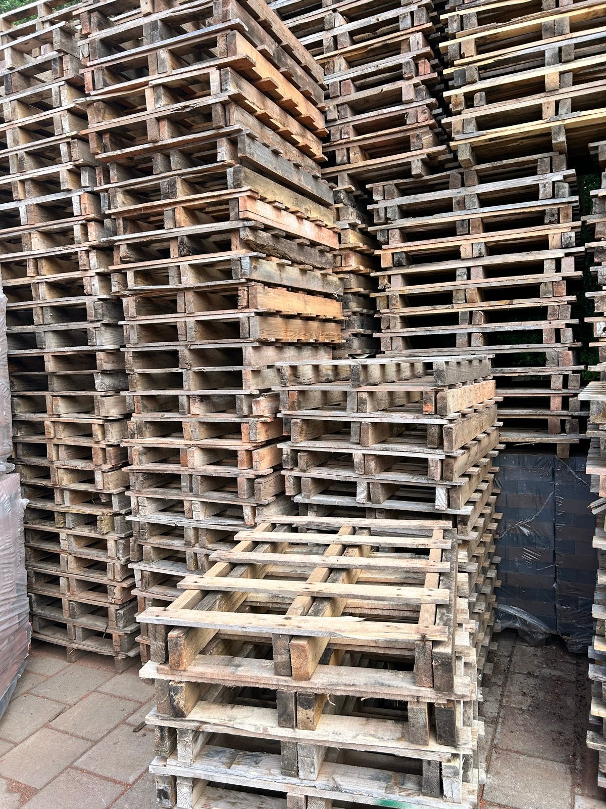 Gebruikte pallets 74x94x10,5 cm, Ophalen, Gebruikt, Hout, 100 mm of meer