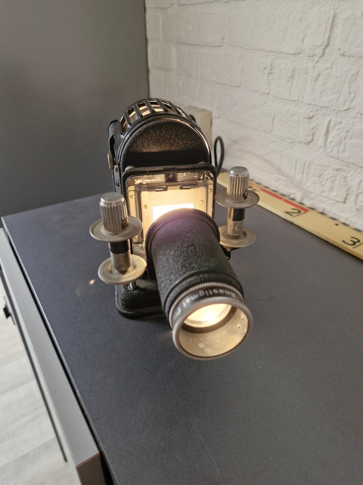 Oude Noris Triumpf film-/diaprojector - werkend getest, Audio, Tv en Foto, Diaprojectors, Ophalen of Verzenden, Gebruikt