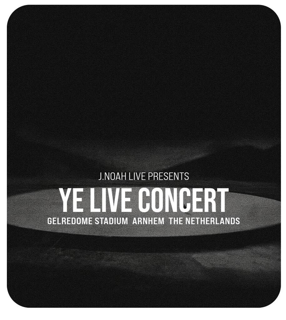Ye Live 6 juni zitplek ring 2, Tickets en Kaartjes, Eén persoon, Juni