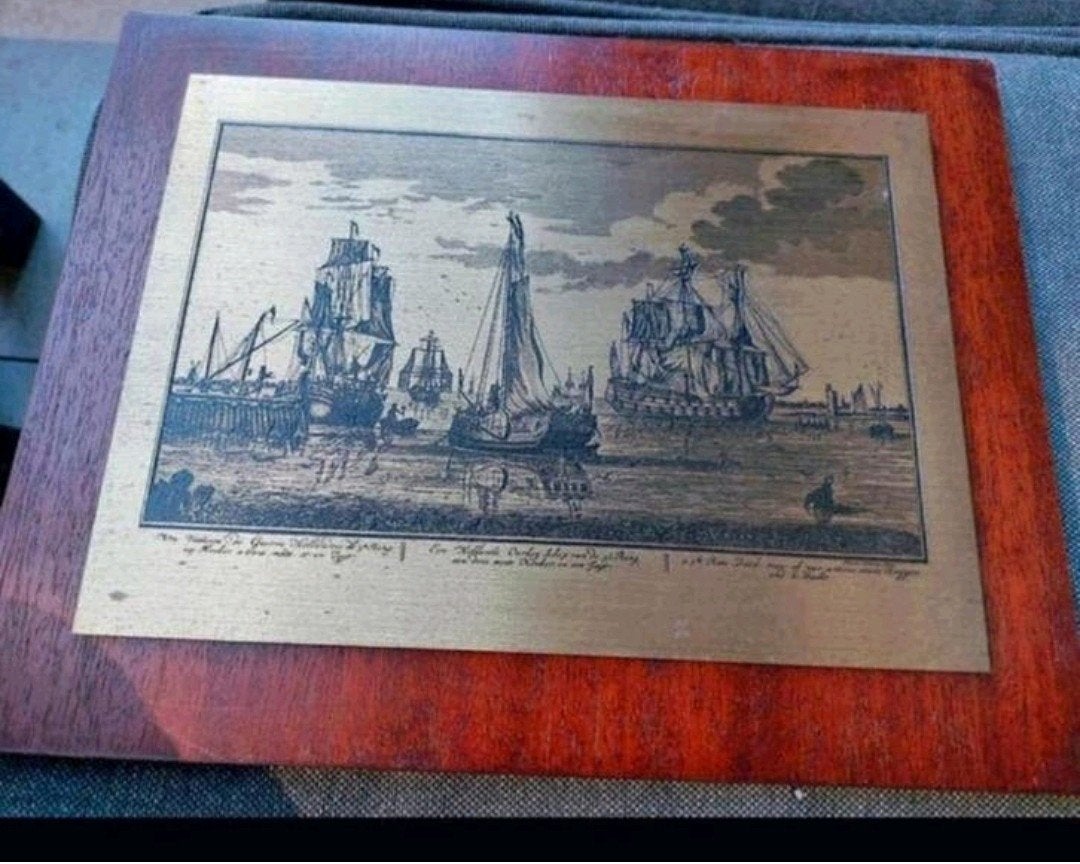 kopergravureplaat Pieter schenk p petrus schenk 1680?, Ophalen of Verzenden