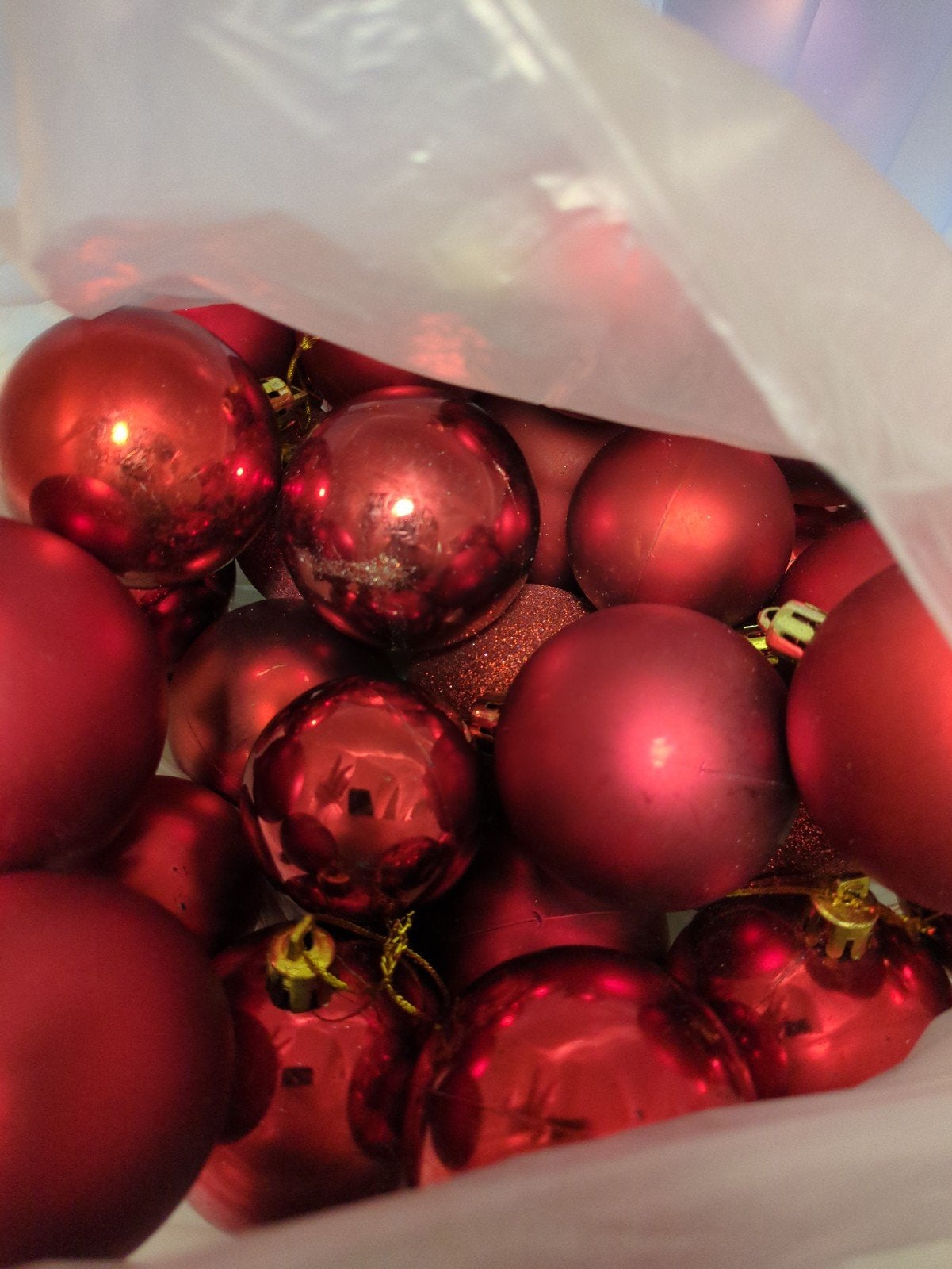 kunststof kerstballen, Ophalen of Verzenden