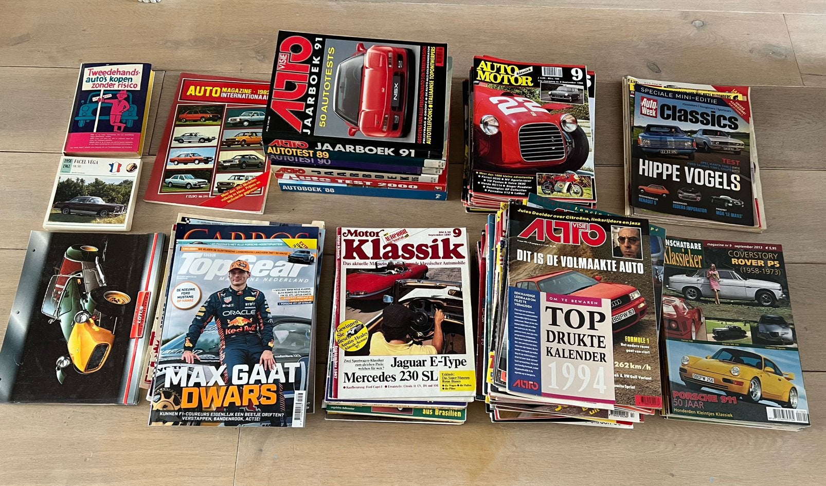 Honderden Auto en oldtimer boeken, tijdschriften en kaarten, Boeken, Ophalen, Gelezen, Overige typen