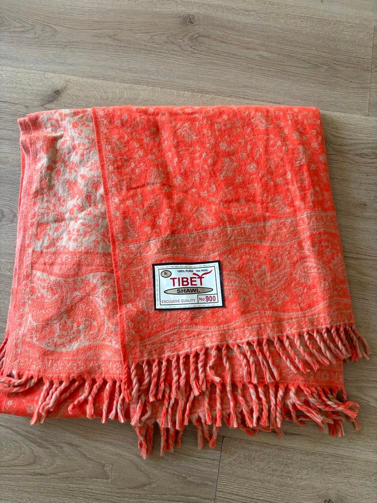 Nieuwe Yak wol Sjaal (1m*2m) - Licht en warm!, Kleding | Dames, Mutsen, Sjaals en Handschoenen, Ophalen of Verzenden, Nieuw, Sjaal